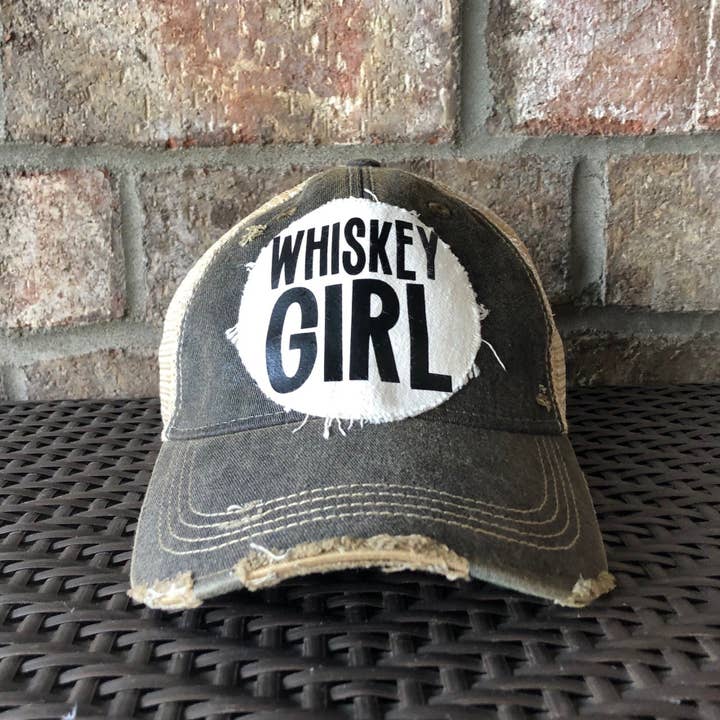 BohoGroove - Wholesale Baseball Cap - Women's - Whiskey Girl Hat, Women’s Ball Cap