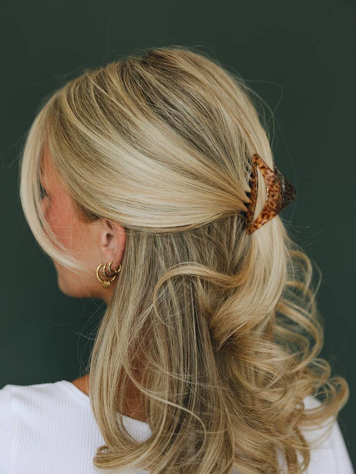 Spotted Triangle Claw Clip for wholesale by Shop Andi