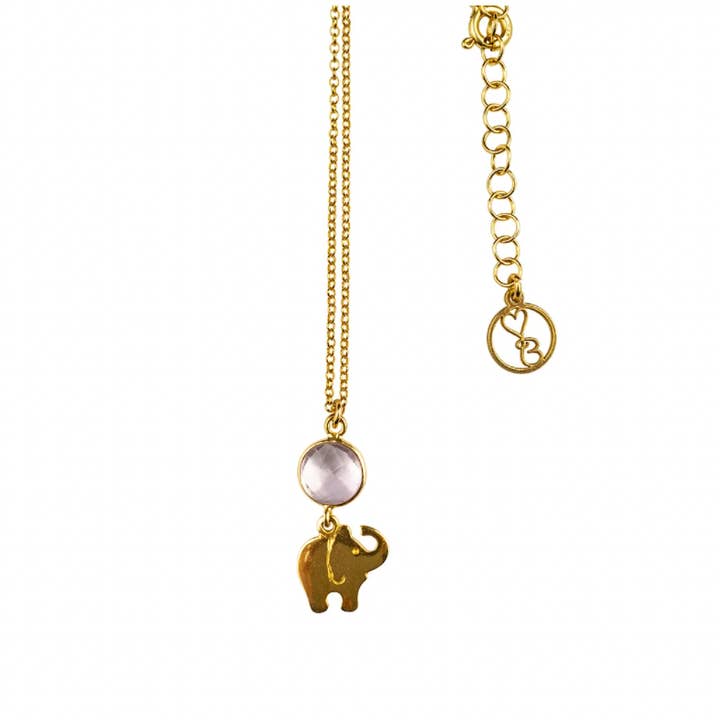 PENDANT 1 STONE elephant charm for wholesale by Bianca Baykam Jewelry