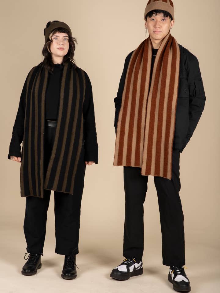 Verticale gestreepte sjaals voor wholesale door Rosana Exposito