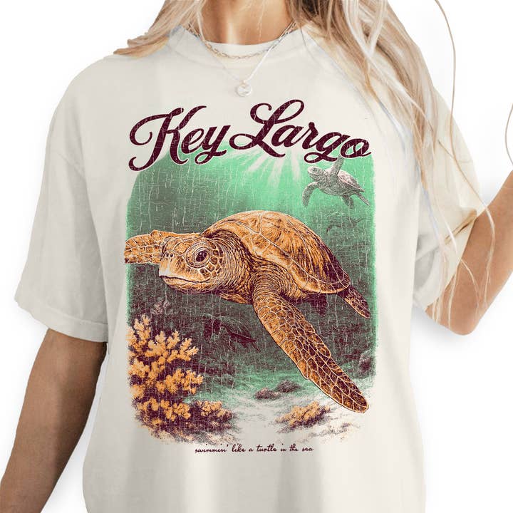 Design de tortue personnalisable - T-shirt sérigraphié pour la vente par Textile Graphix