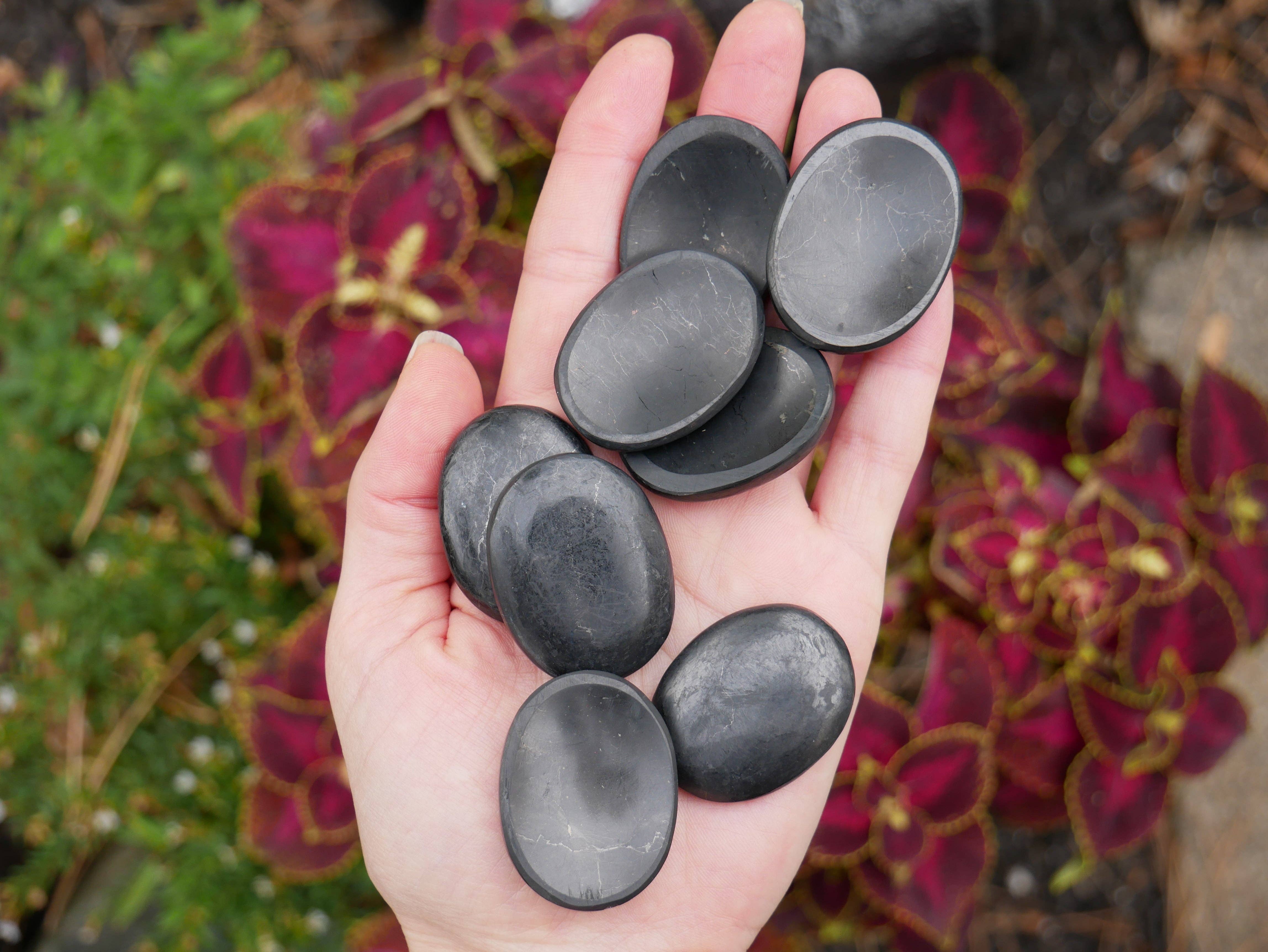 The Healing Sanctuary - Wholesale Spiritual Stone/Crystal - Shungite Worry Stones2
