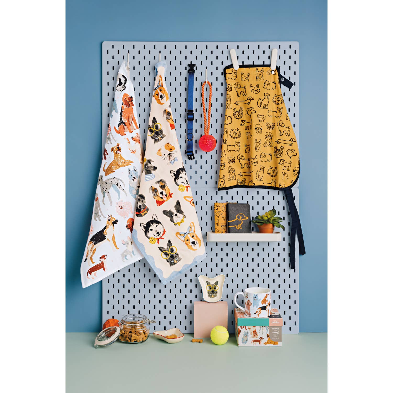 Danica Jubilee - Wholesale Tea Towel - Puppos Puppies Dish Towel1