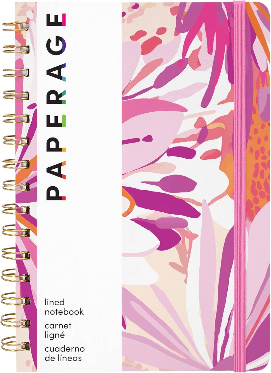 Paperage - Wholesale Notebook - Flower Daze Hardcover Spiral Lined Journal Notebook1