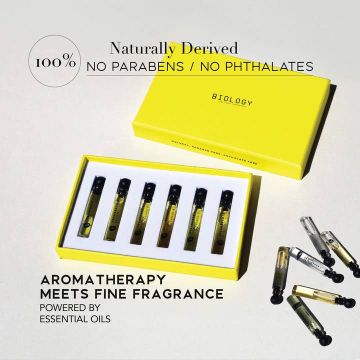 Biology Functional Fragrances - Wholesale Fragrance Set - Discovery Travel Set- 100% Natural Fragrance Oil Rollerball1