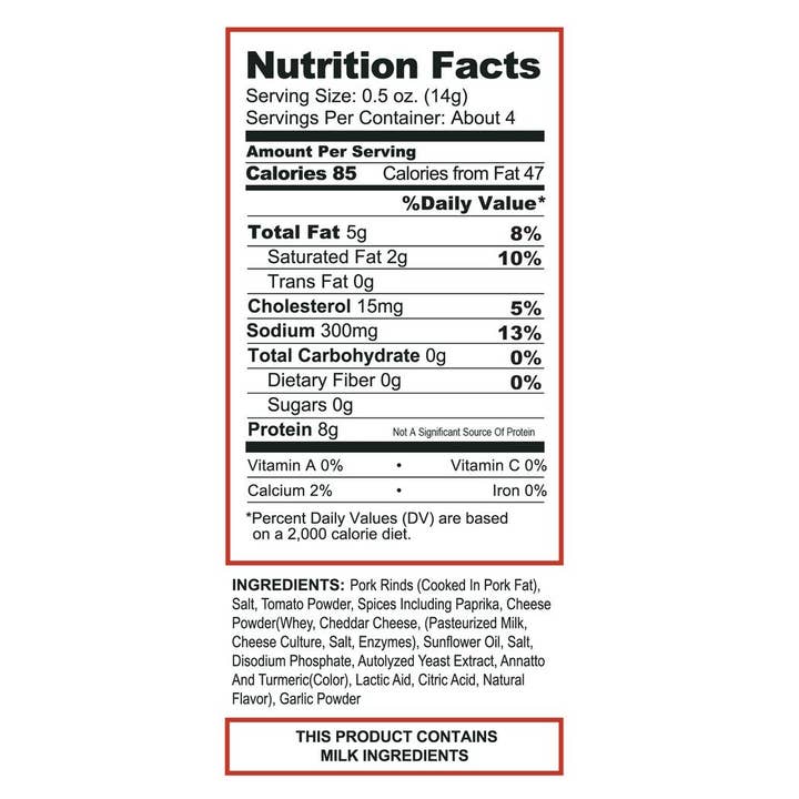 Pork King Good - Wholesale Puffed Snack - Pork King Good Pepperoni Pizza Pork Rinds 1.75oz Bag2