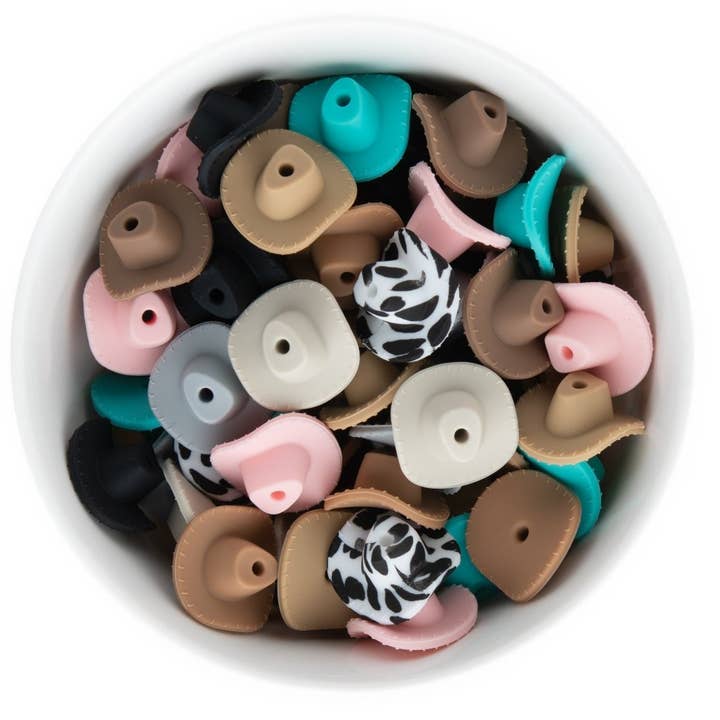 Cowboyhut, Silikon-Brennperlen für den Großhandel von Cara & Co Silicone Craft Supply