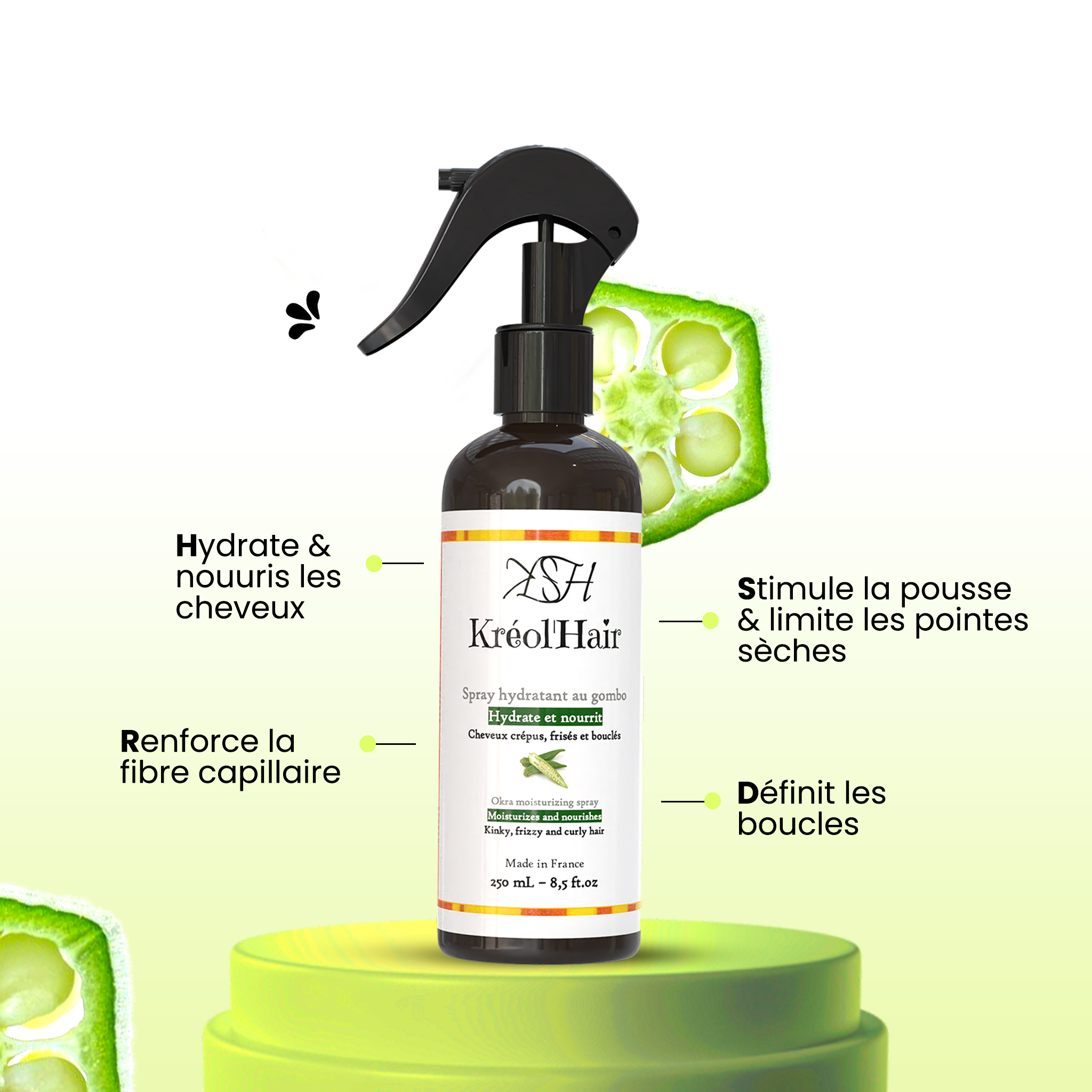 Kréol'Hair - Wholesale Hair Spray - Spray hydratant1