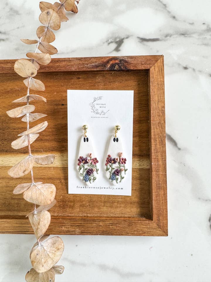 Floral ghosts for wholesale by Frankie Rose Jewelry