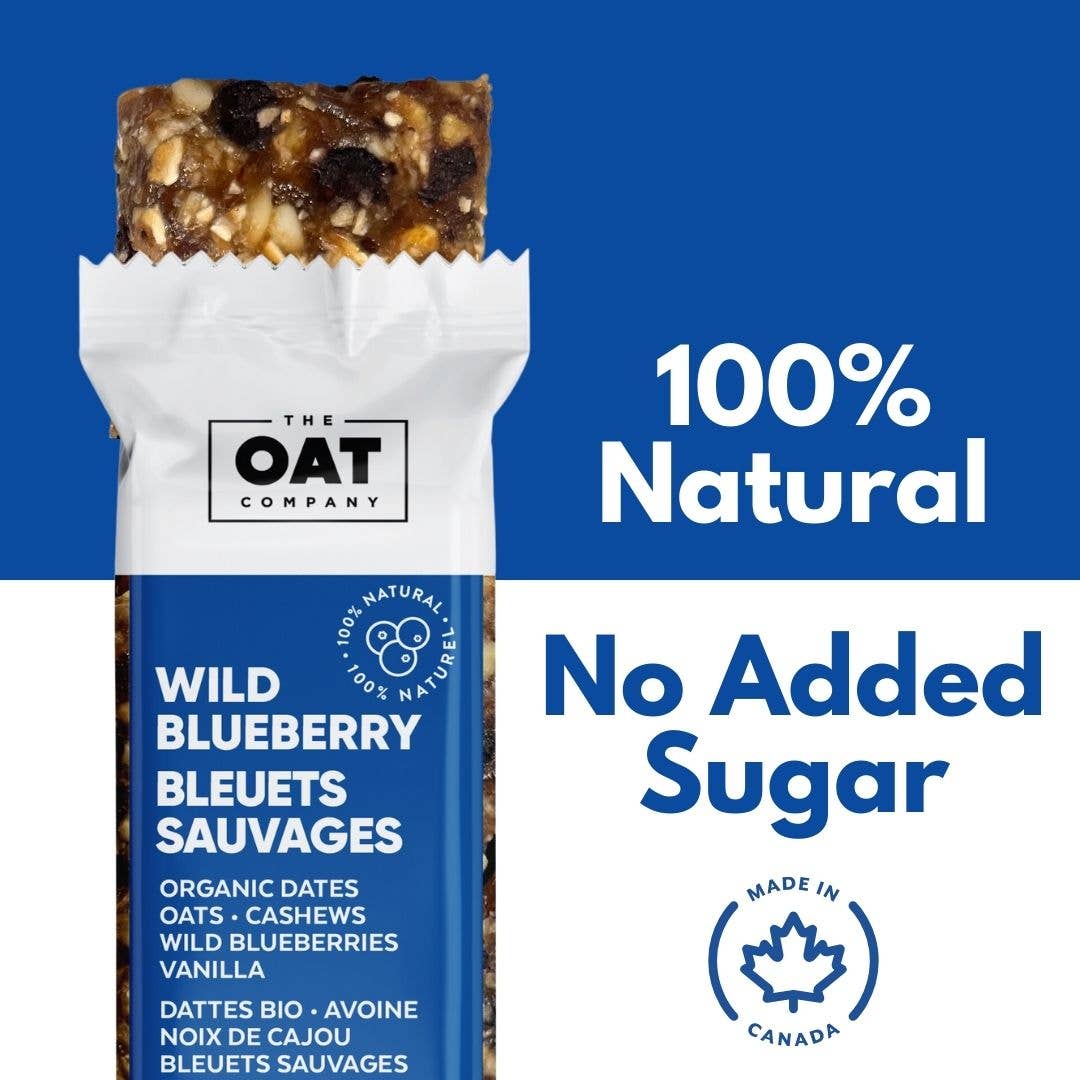 The Oat Company - Wholesale Snack Bar - Wild Blueberry1