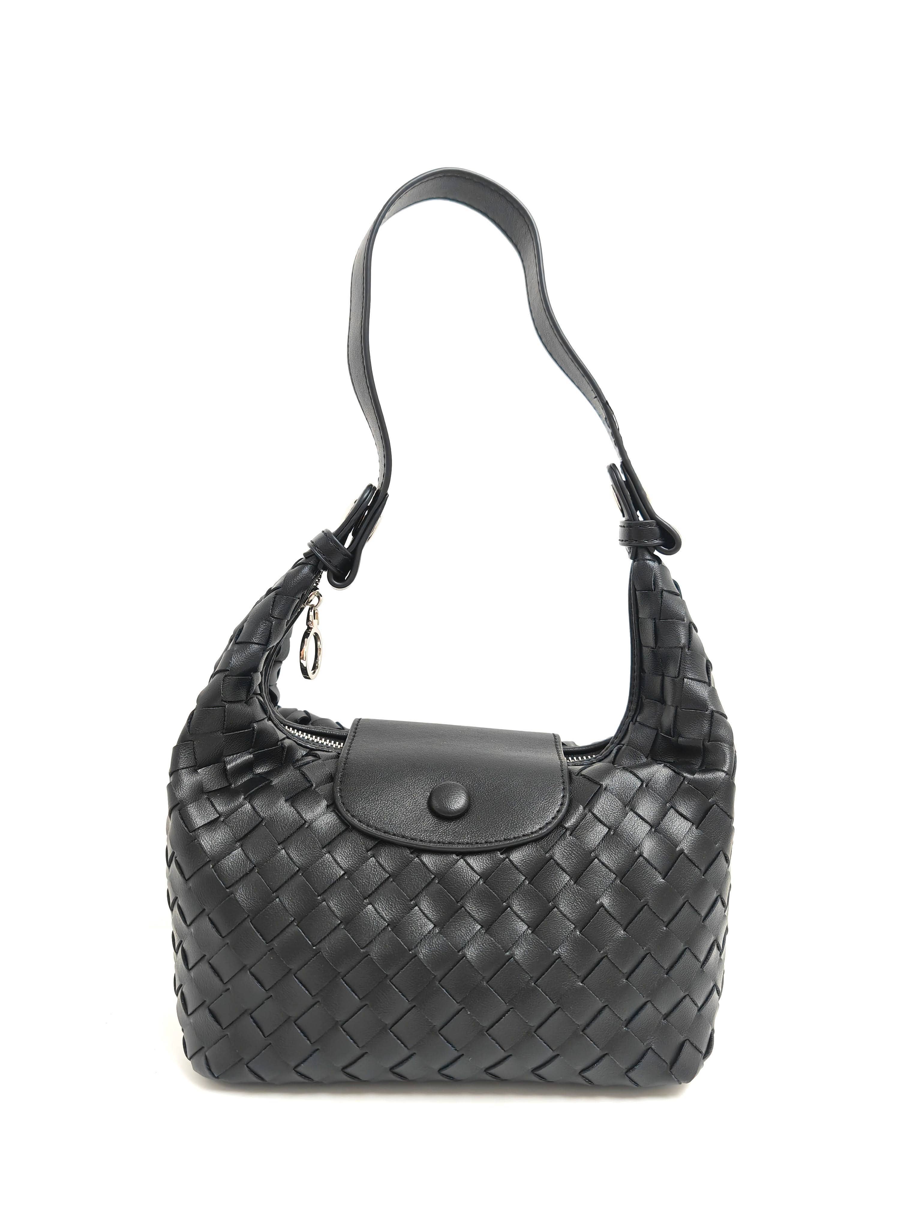 Superbia – Großhandel Schultertasche – Damen – Handgefertigte gewebte Premium-PU-weiche kleine 3-Wege-Tasche27