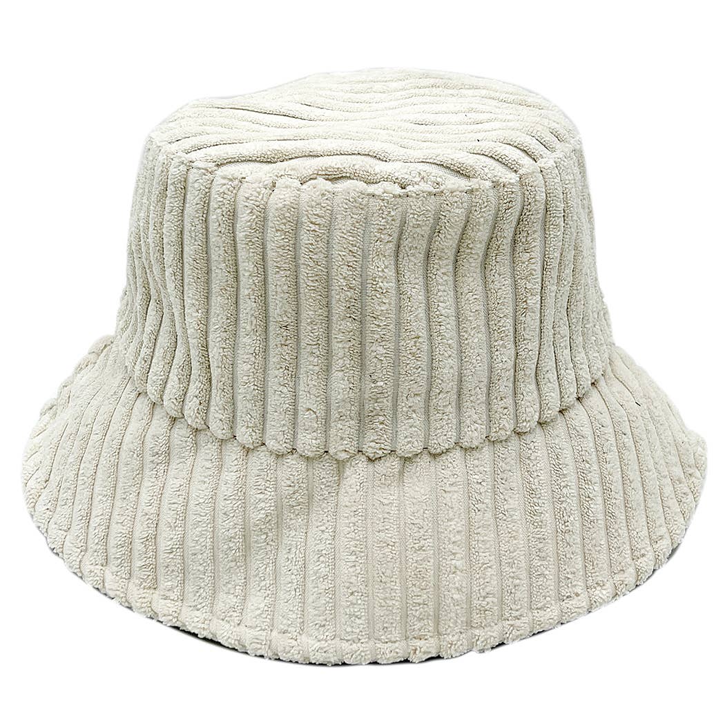 Fashion City – wholesale Bucket Hat - Dam – Solid Corduroy Bucket Hat3
