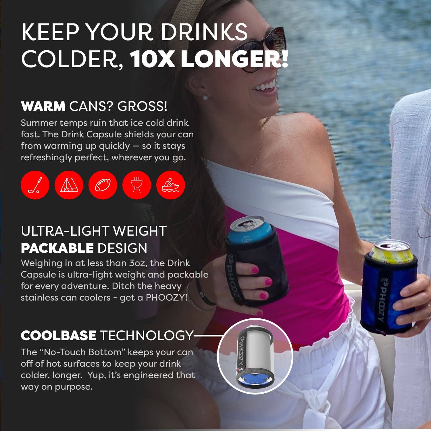PHOOZY - Wholesale Drink Huggers & Koozies - Drink Capsule59