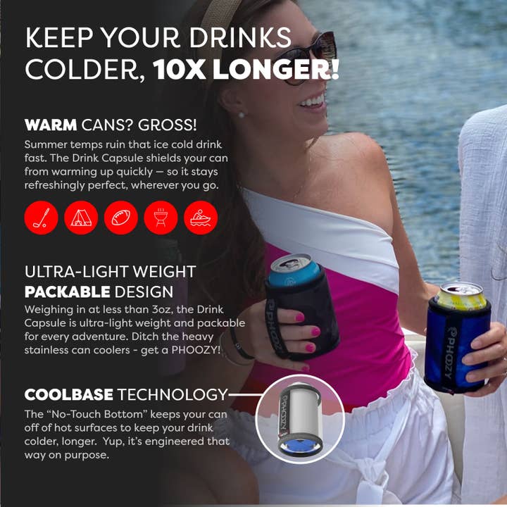 PHOOZY - Wholesale Drink Huggers & Koozies - Drink Capsule59