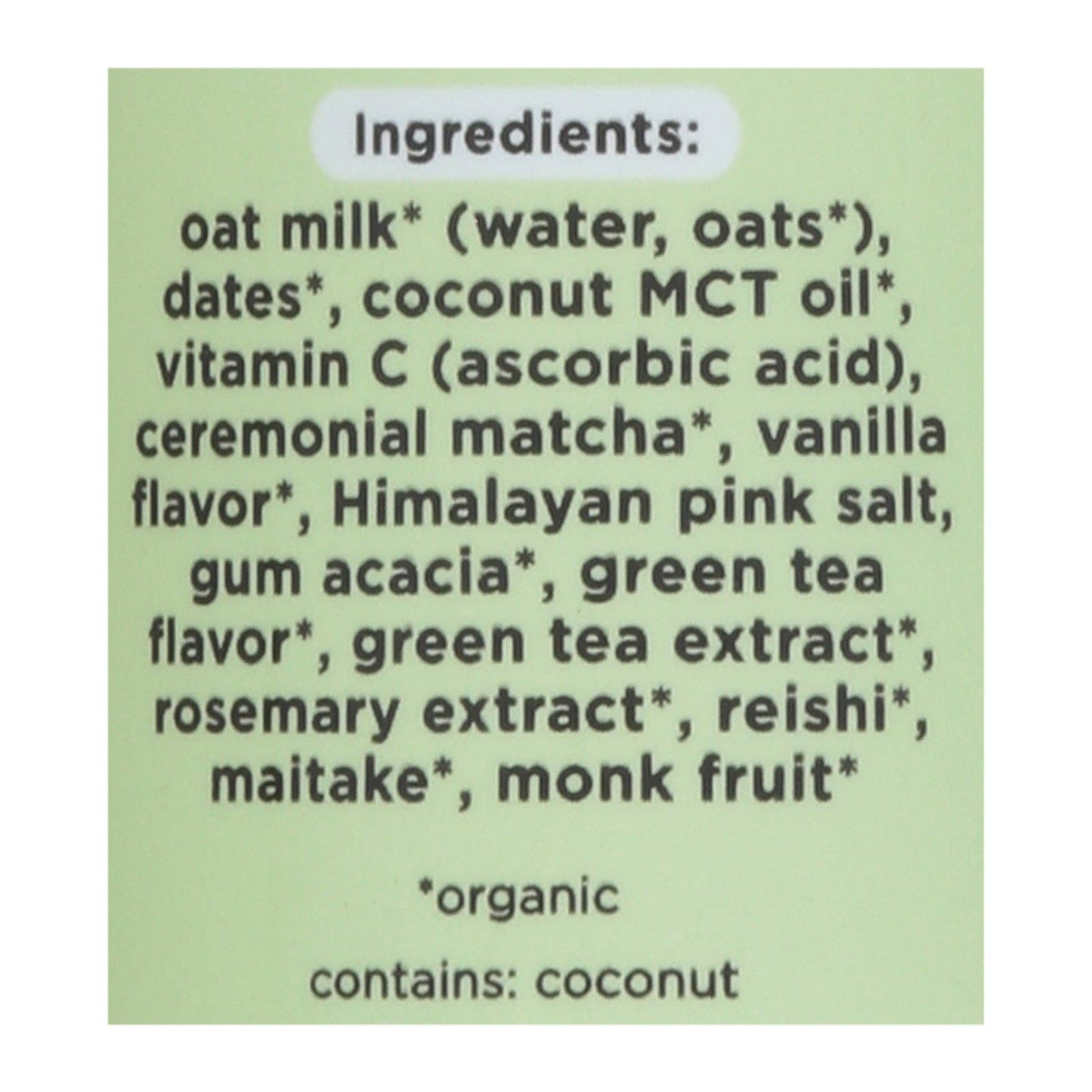 Ware Spark - Wholesale Iced Tea - Pop & Bottle - Grn/tea Matcha Latte - Case Of 12-8 Fz1