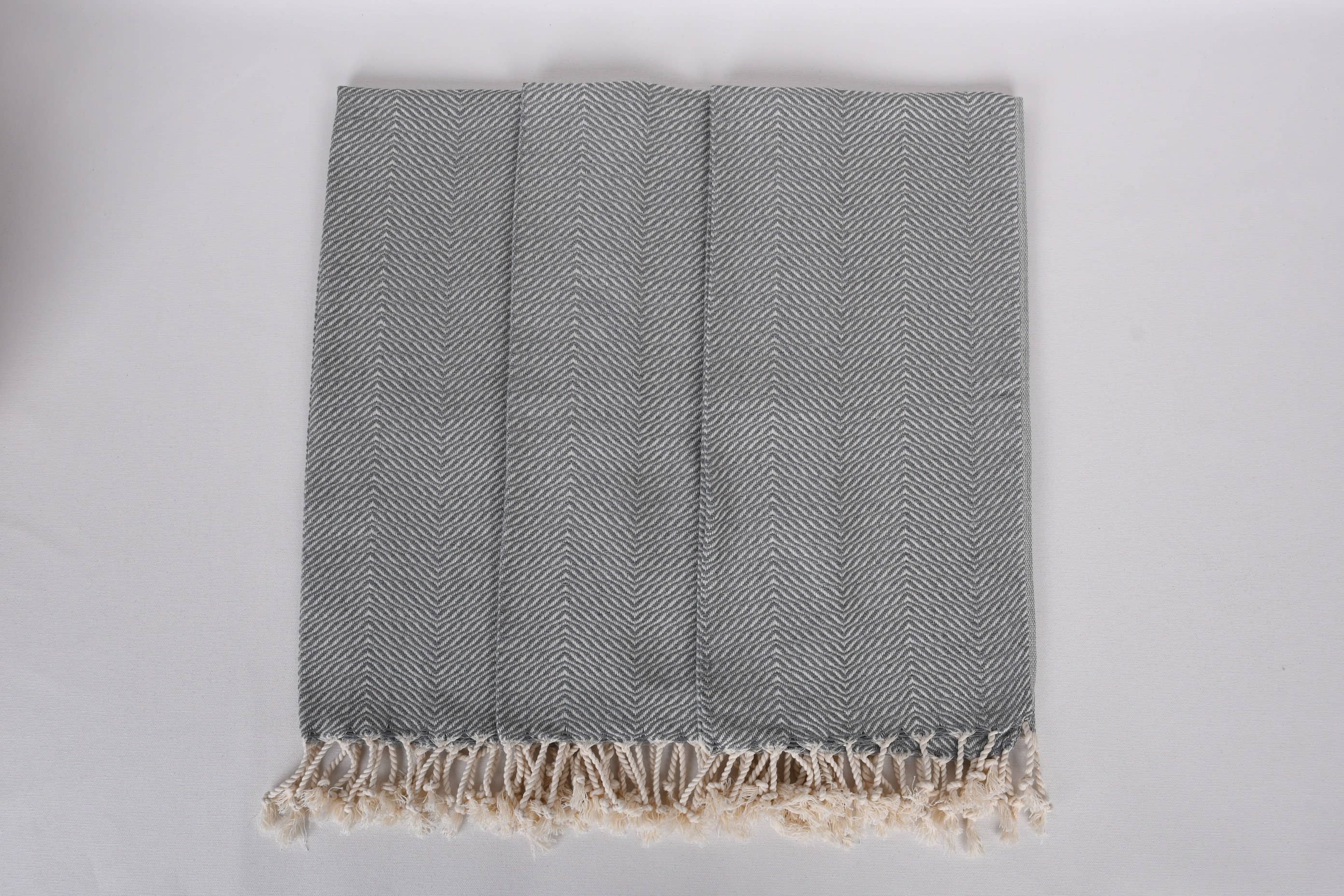 Organic Turkish Towels - Wholesale Tea towel - Turkish Tea Towels, Elegant Dark Gray Napkin7