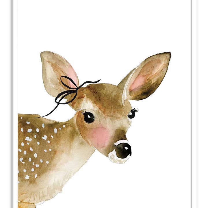 Wall Editions - Wholesale Poster - Art-Poster - Fawn with bow - Mercedes Lopez Charro2
