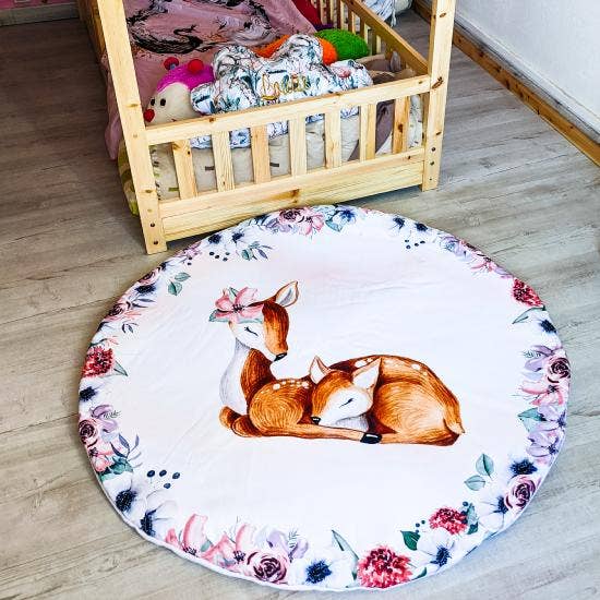 Baby/children's room rug - Animals for wholesale by L'atelier des P'tites Loutres