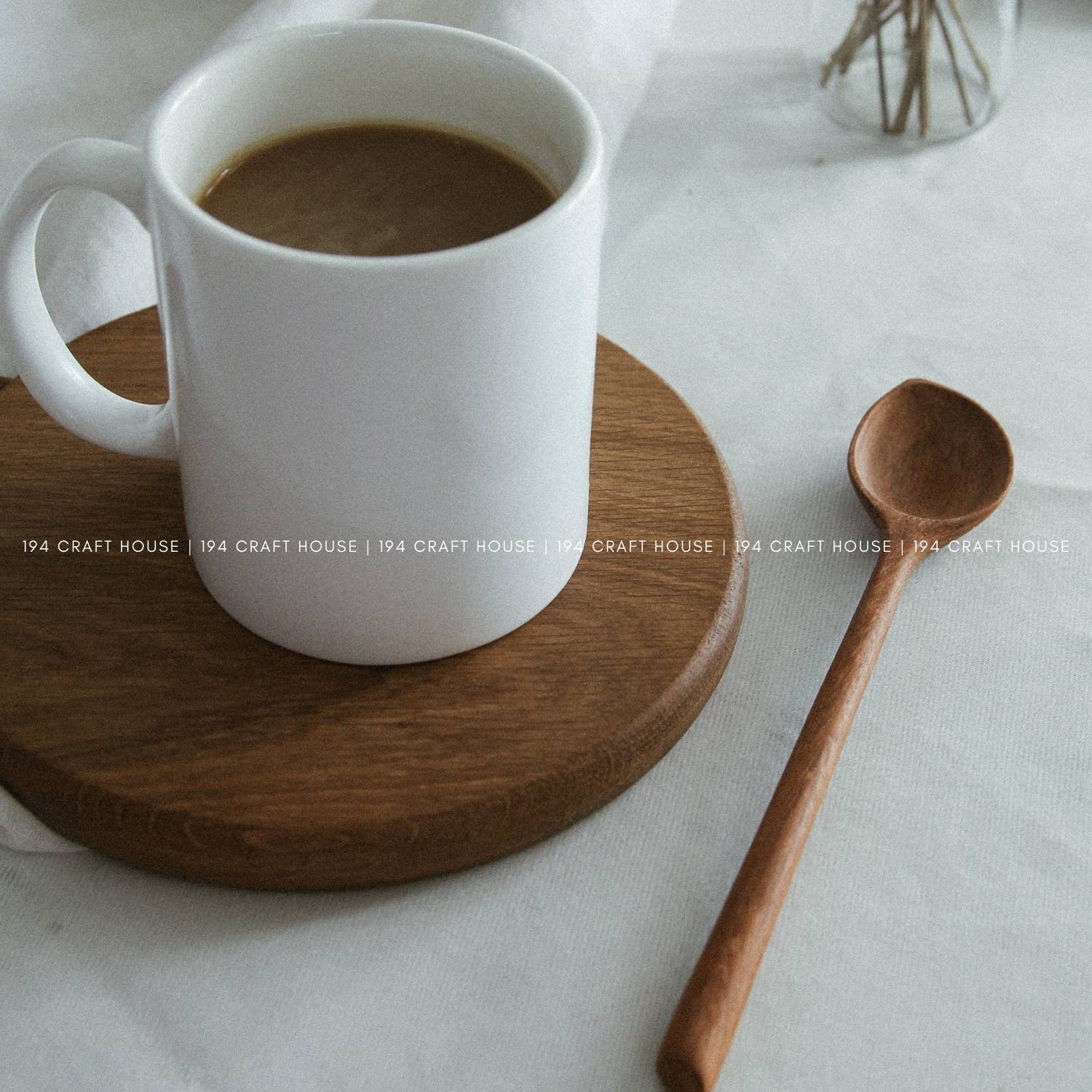 194 Craft House - Wholesale Serving Utensil - Wooden Stirring Spoons For Tea/Coffee - Serving Spoons5