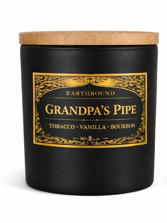Grandpa's Pipe|Nostalgic Vanilla and Tobacco|Scented Soy Wax for wholesale by Flame Craft Candles
