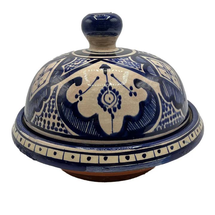 Tajine Moroccan Hand-Painted Ceramic Spice Holder #3 for wholesale by Etnico del Mondo