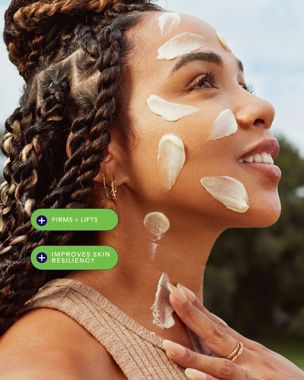 Three Ships (No Duties | Ships from US/CA | USMCA Compliant) - Wholesale Facial Moisturizer - TESTER - Firm Believer Goji Stem Cell + Pomegranate Smoothing Neck + Face Cream  - NOT FOR RESALE3