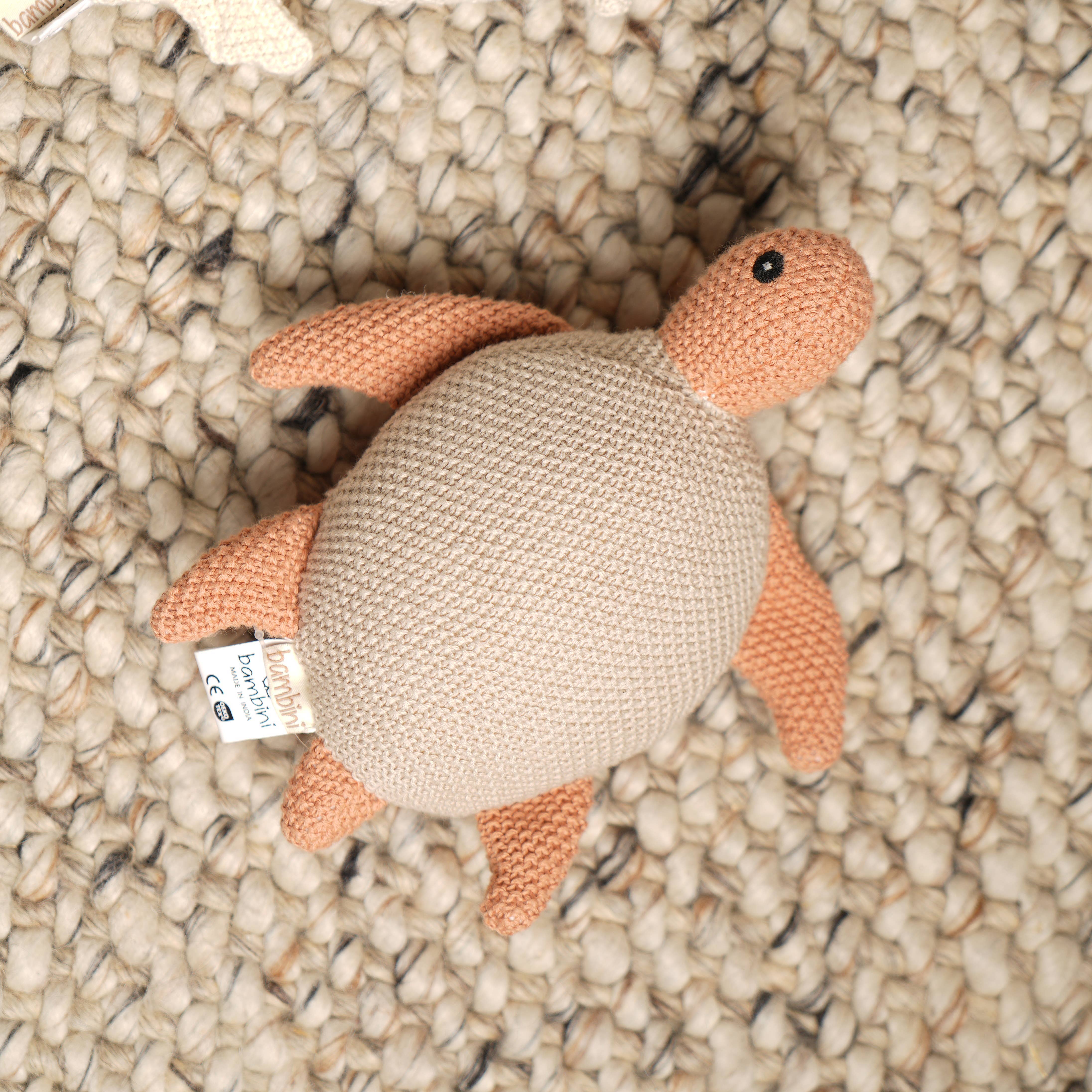 Bambini - Venta al por mayor Peluche - Niños y bebés - Juguete de Peluche | Juguete de Tortuga de Algodón Tejido a Mano Suave0