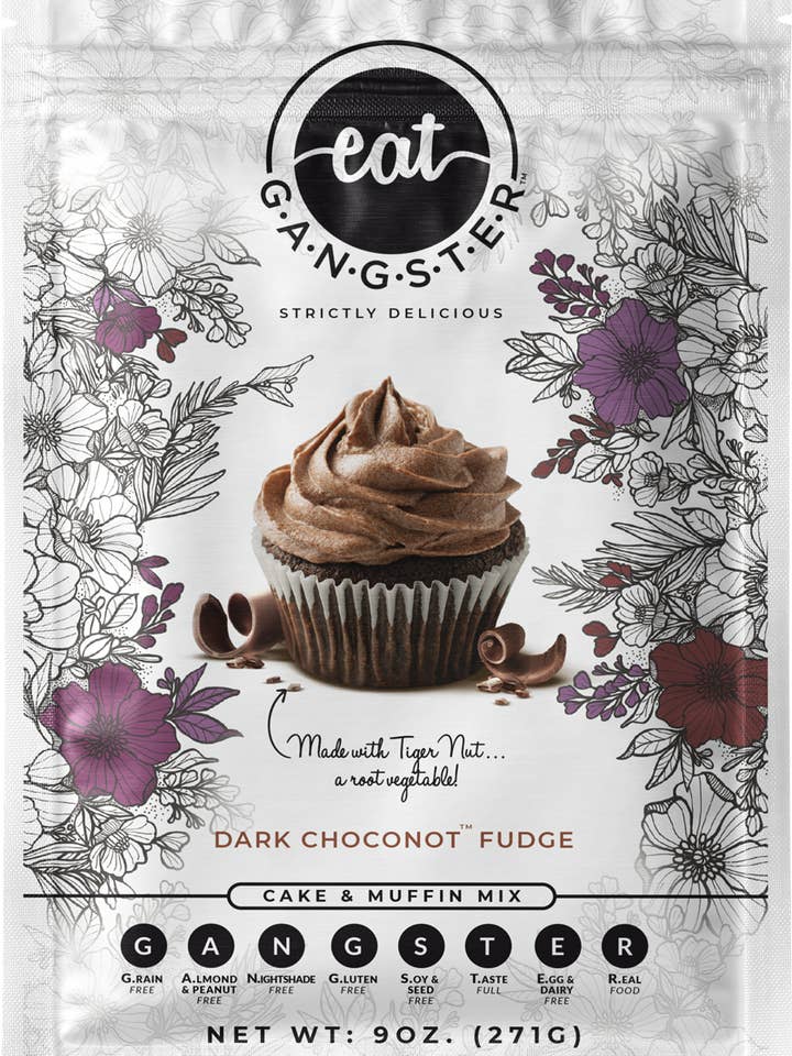 Dark Choconot™ Fudge Cake & Muffin Mix for wholesale by Eat Gangster