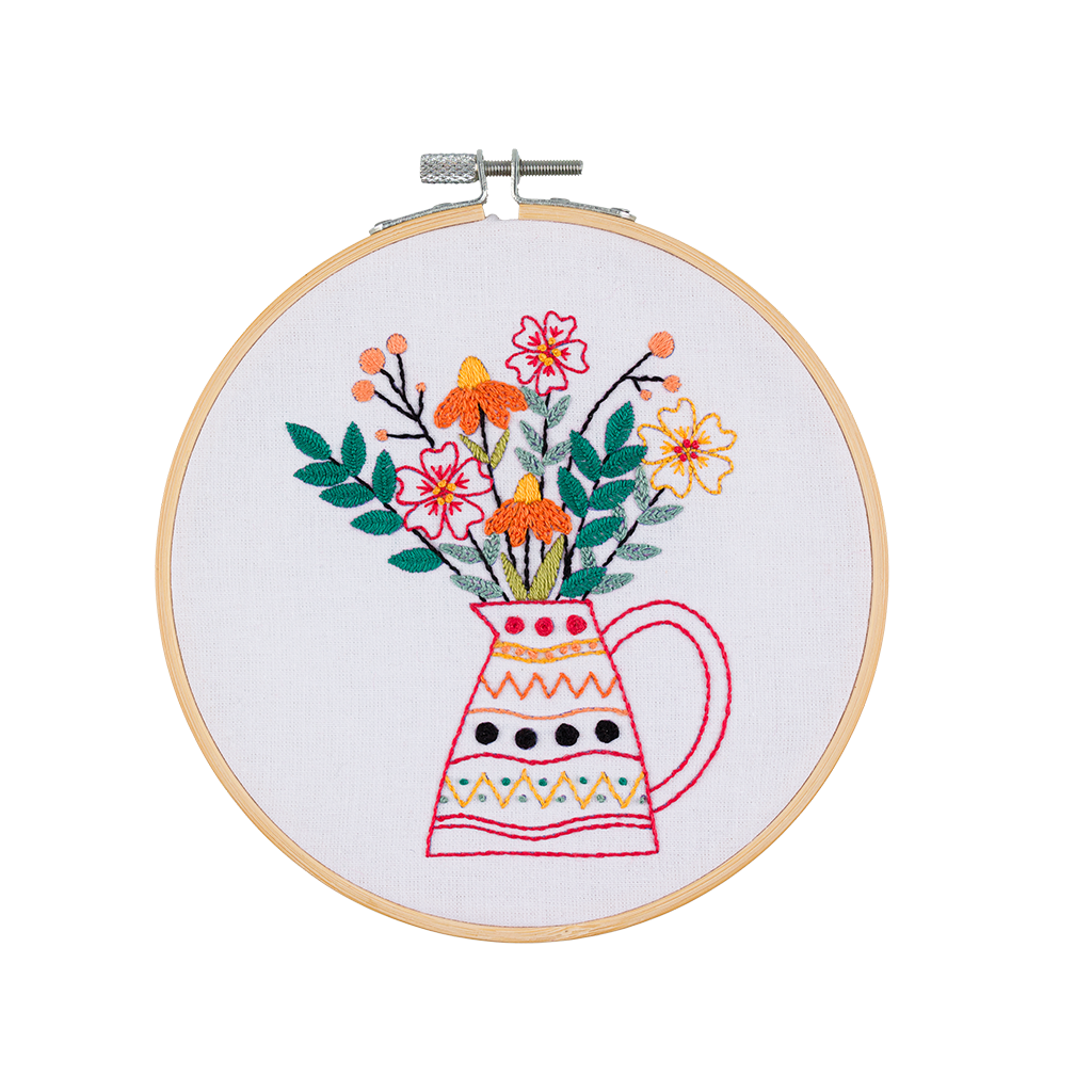 Com'1 Idée - Wholesale Embroidery/Cross Stitch Supplies - Embroidery kit | Wildflowers2