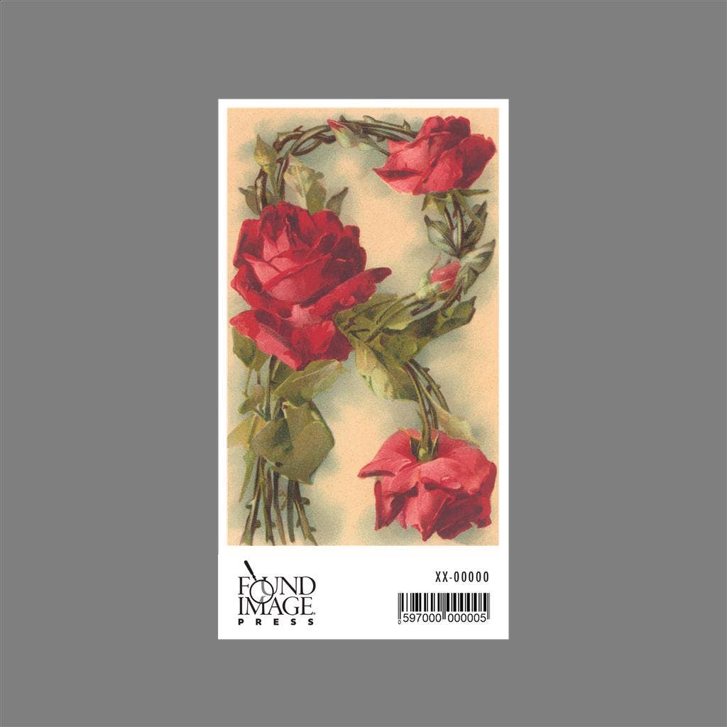 Found Image Press - Wholesale Sticker - Sticker LT-491 Letter R in rozen1