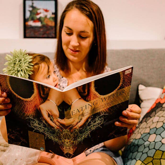 "Eating Weeds" book for wholesale by Mångata Apothecary™