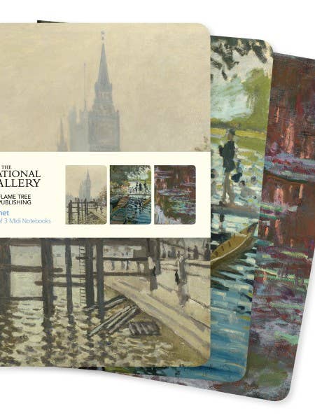 National Gallery: Monet Midi Set of 3 Midi Notebooks for wholesale by Texas Bookman