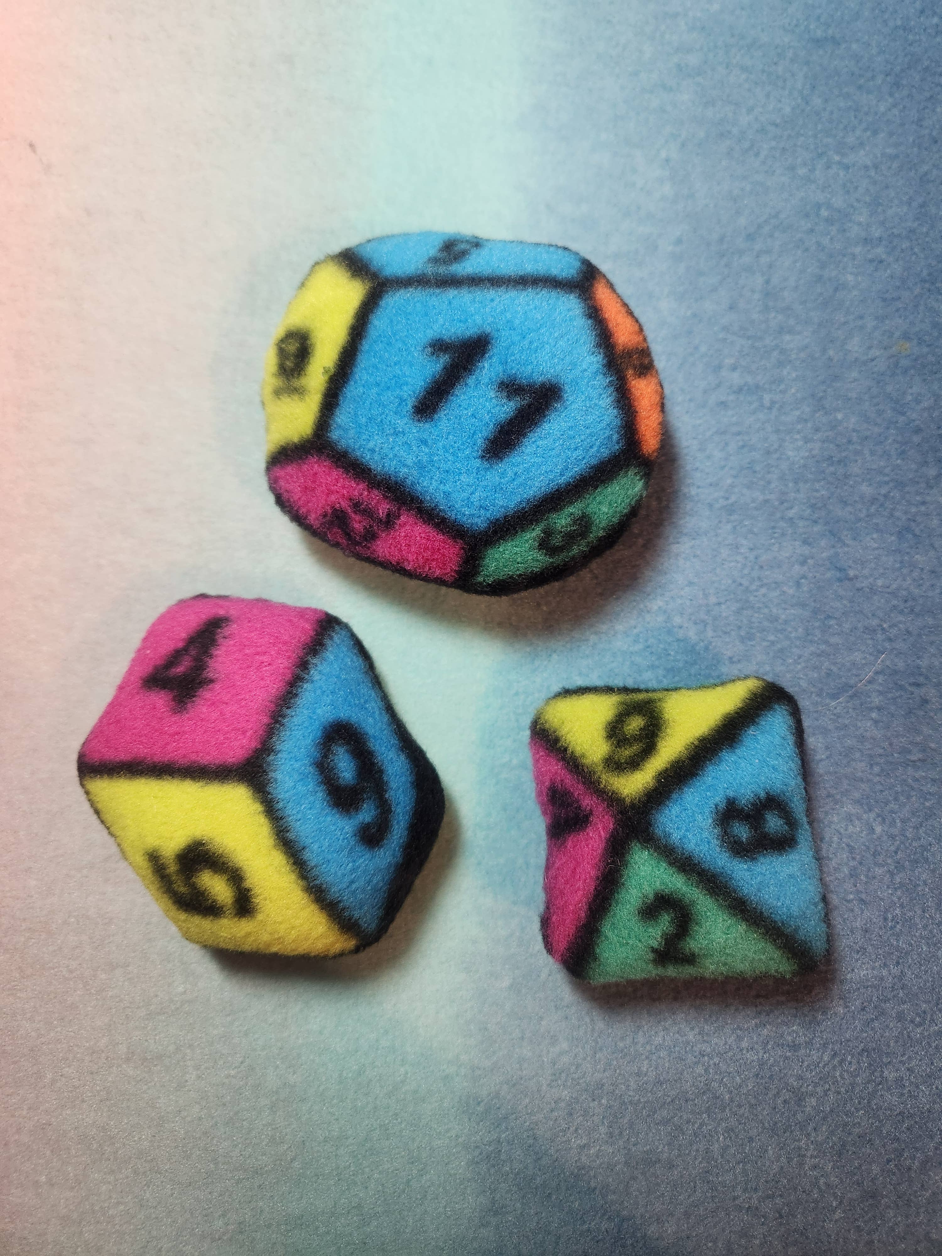 Tinker and Bone Studio - Wholesale Pet Toy - Cat - Catnip Stuffed Fleece Kitty Dice Toy1