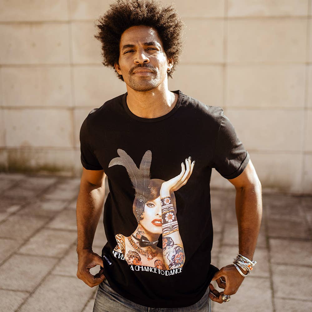 BE HAPPINESS – T-shirt estampada - Mulher por atacado – CAMISETA LINDA CABARET4