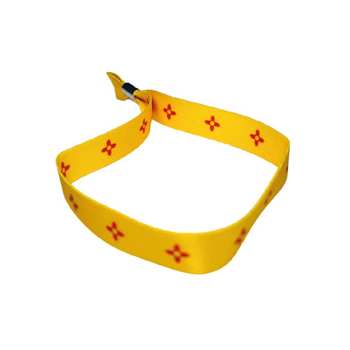 Pulsera Tejida – Bandera Estatal de Nuevo México – EE. UU. – P1970 para venta al por mayor de Worldwide Souvenirs