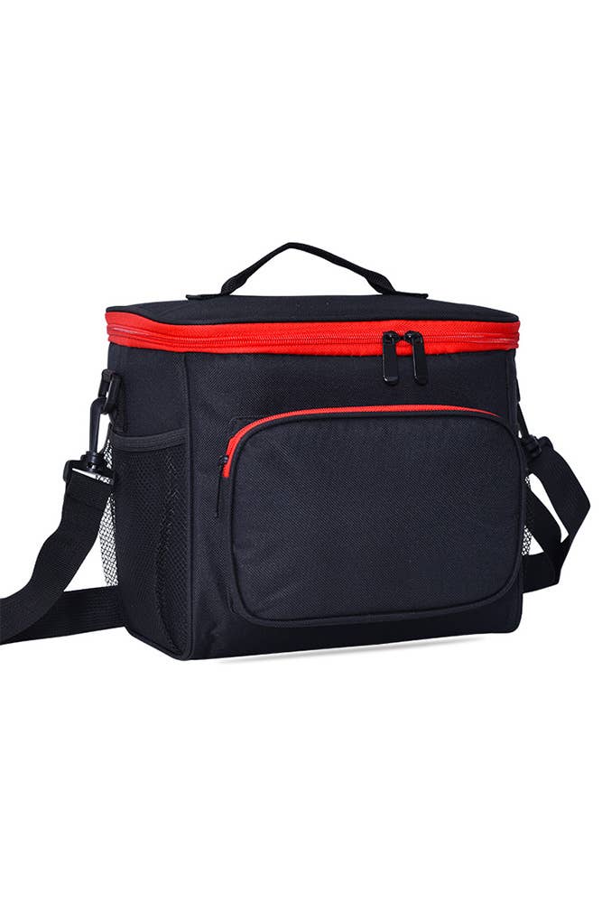 UNISHE - Wholesale Cooler/Cooler Bag - Plain Zipper Closure Pockets Cooler Bag MOQ 3pcs ZZKF8334