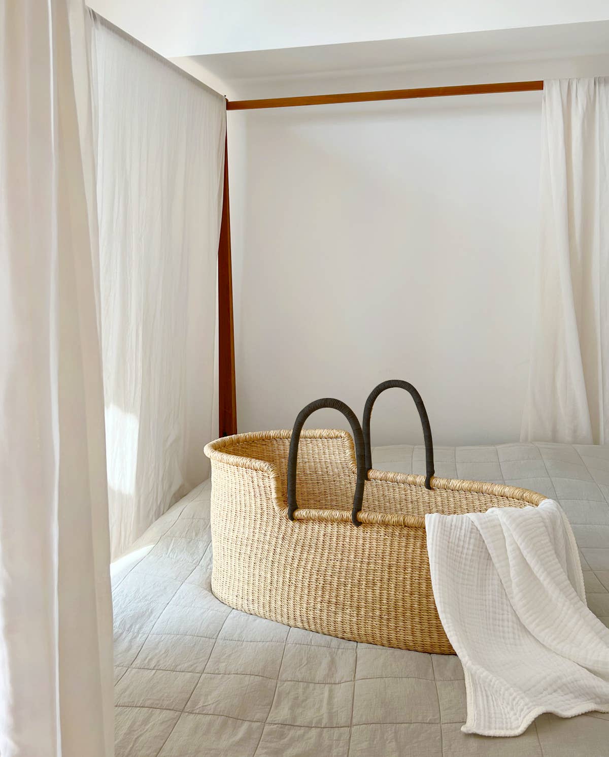 UNIQUE LOVE Design - Wholesale Bassinet - Baby - MOSES BASKET - IN HARMONY WITH NATURE - NATURAL3