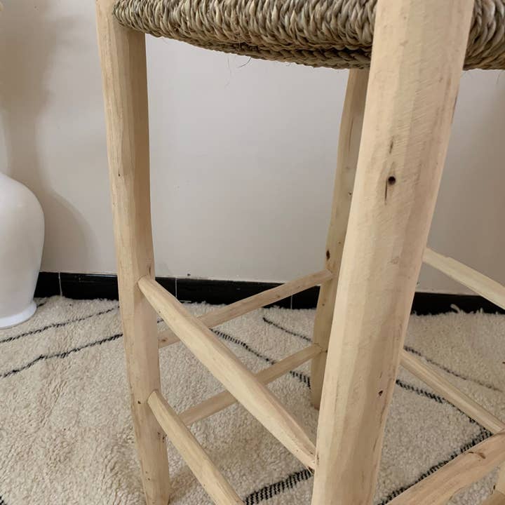 Palmeraies - Wholesale Stool - Bar Stools with Backs - Wooden Chairs
