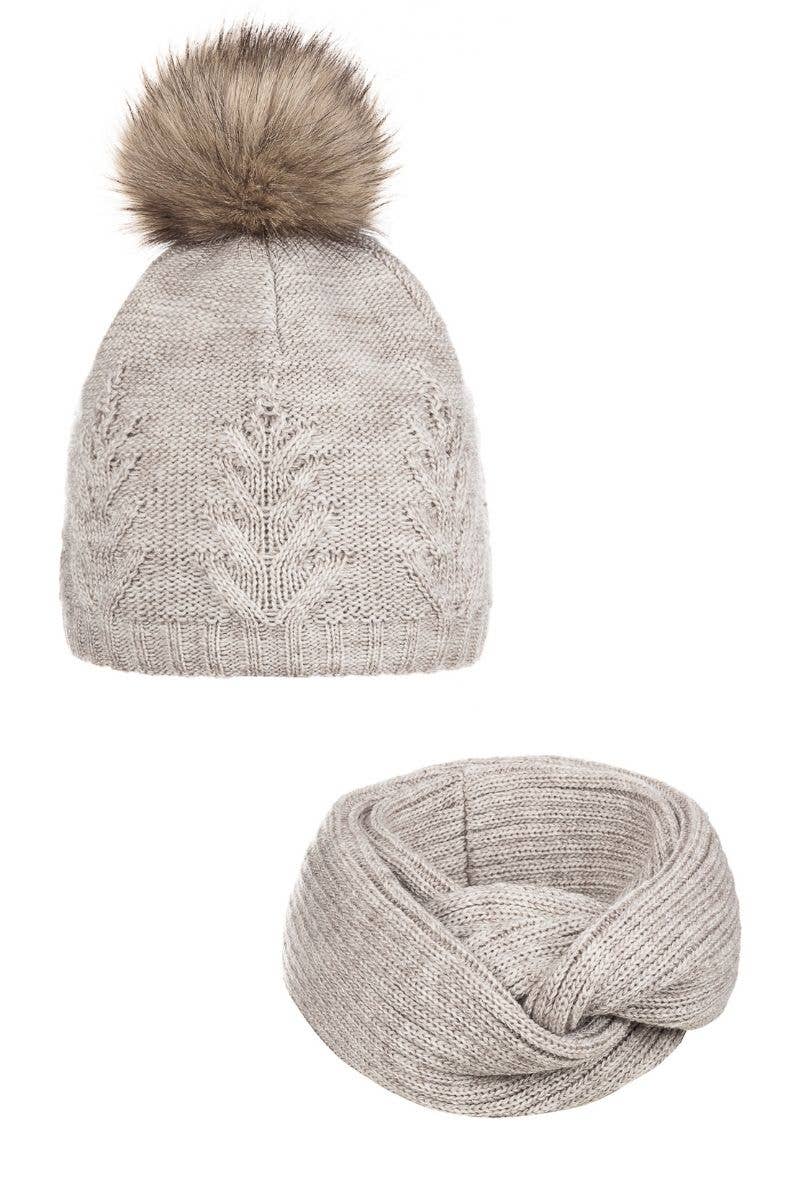 Ander – Großhandel Beanie – Damen – Hut und Haube Catharina - Mädchen mit Wolle/ 3 Farben!2