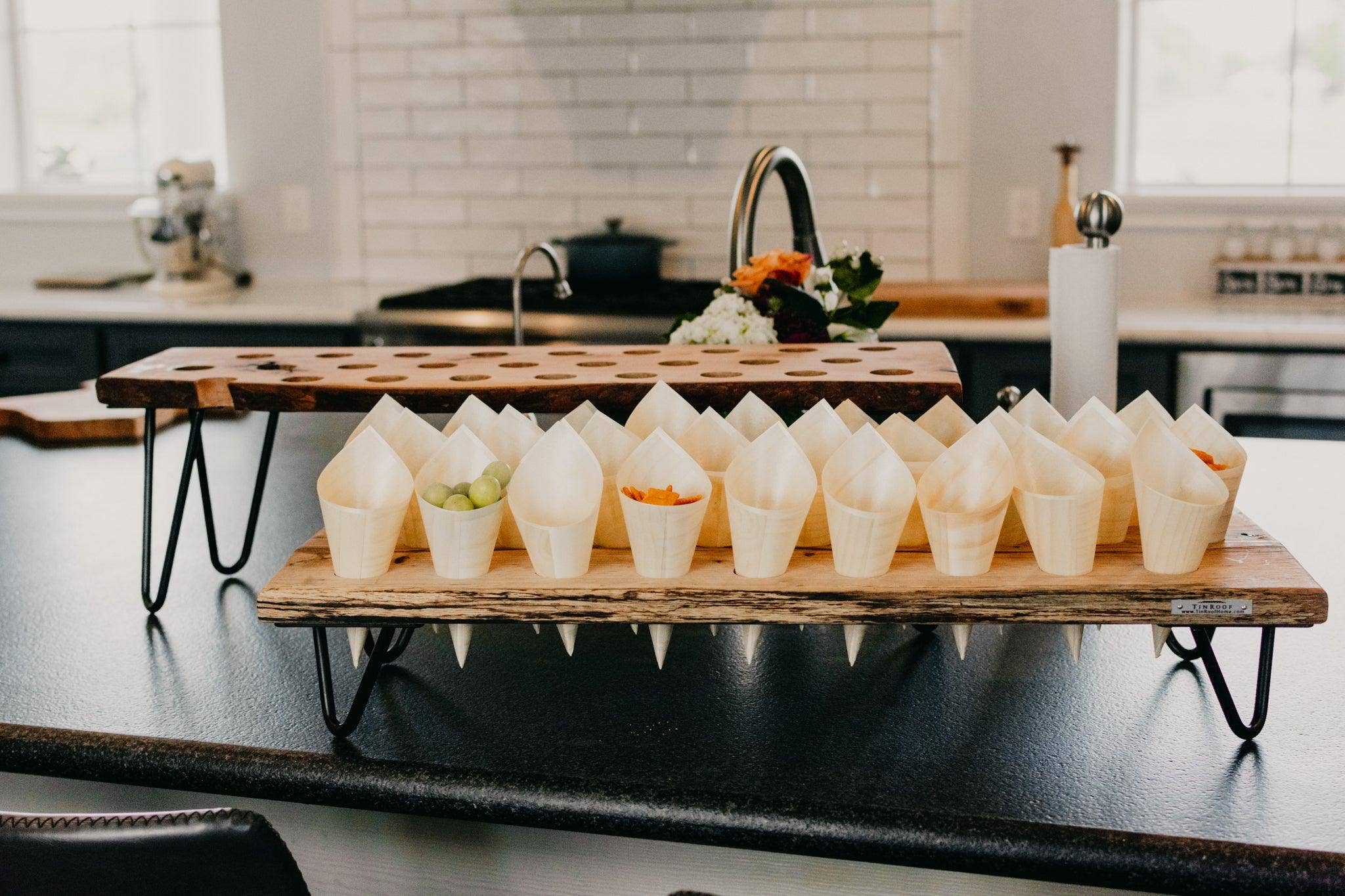 Tin Roof Kitchen & Home - Wholesale Appetizer Serveware - Charcuterie Cone Stand1