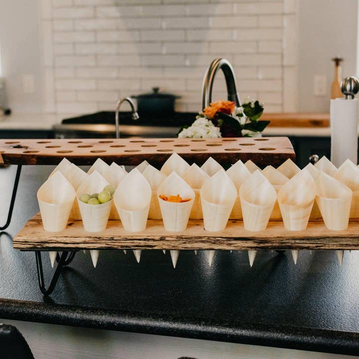 Tin Roof Kitchen & Home - Wholesale Appetizer Serveware - Charcuterie Cone Stand1