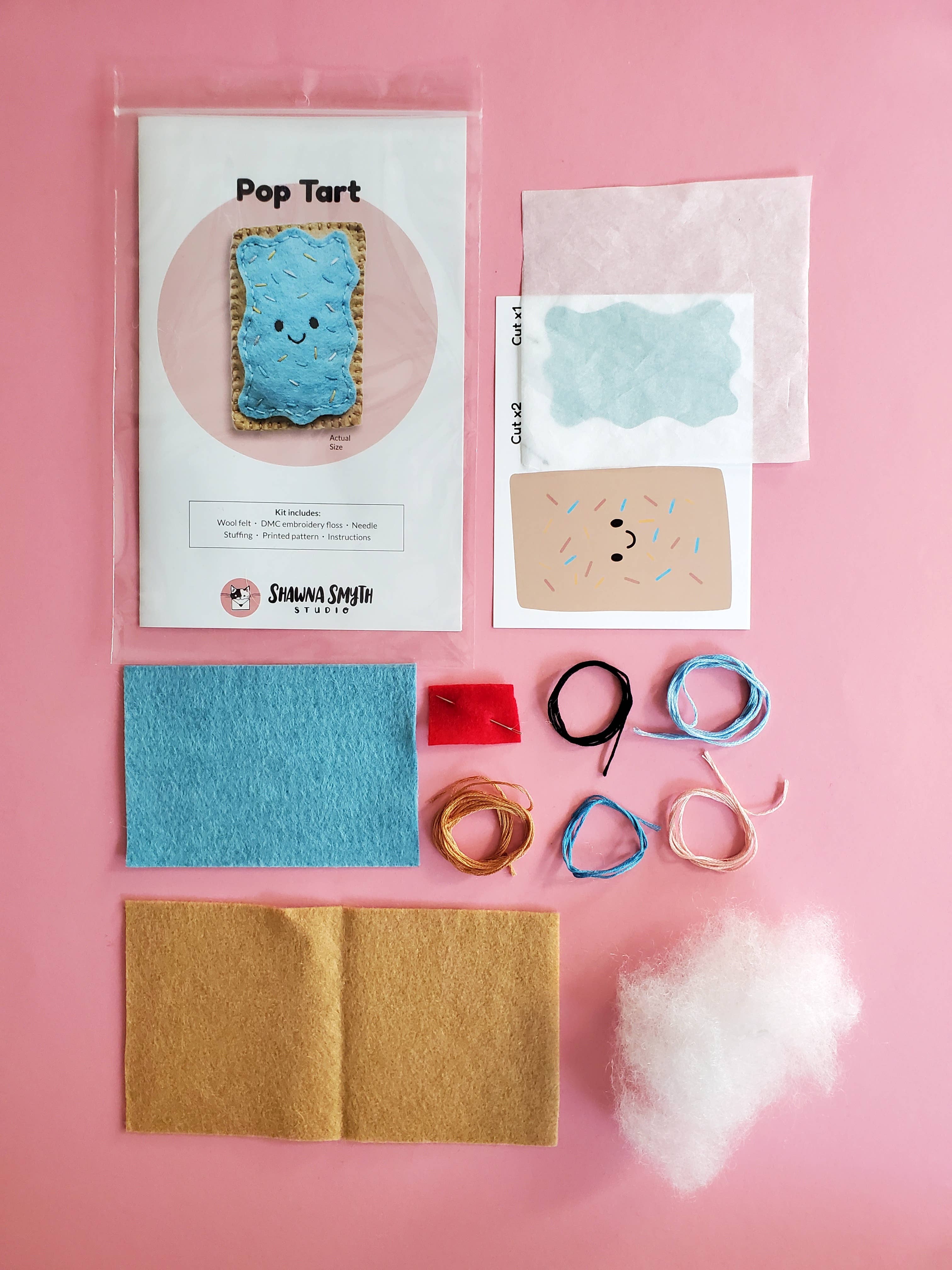 Shawna Smyth Studio - Wholesale DIY Craft Kit - Poptart DIY Felt Kit2