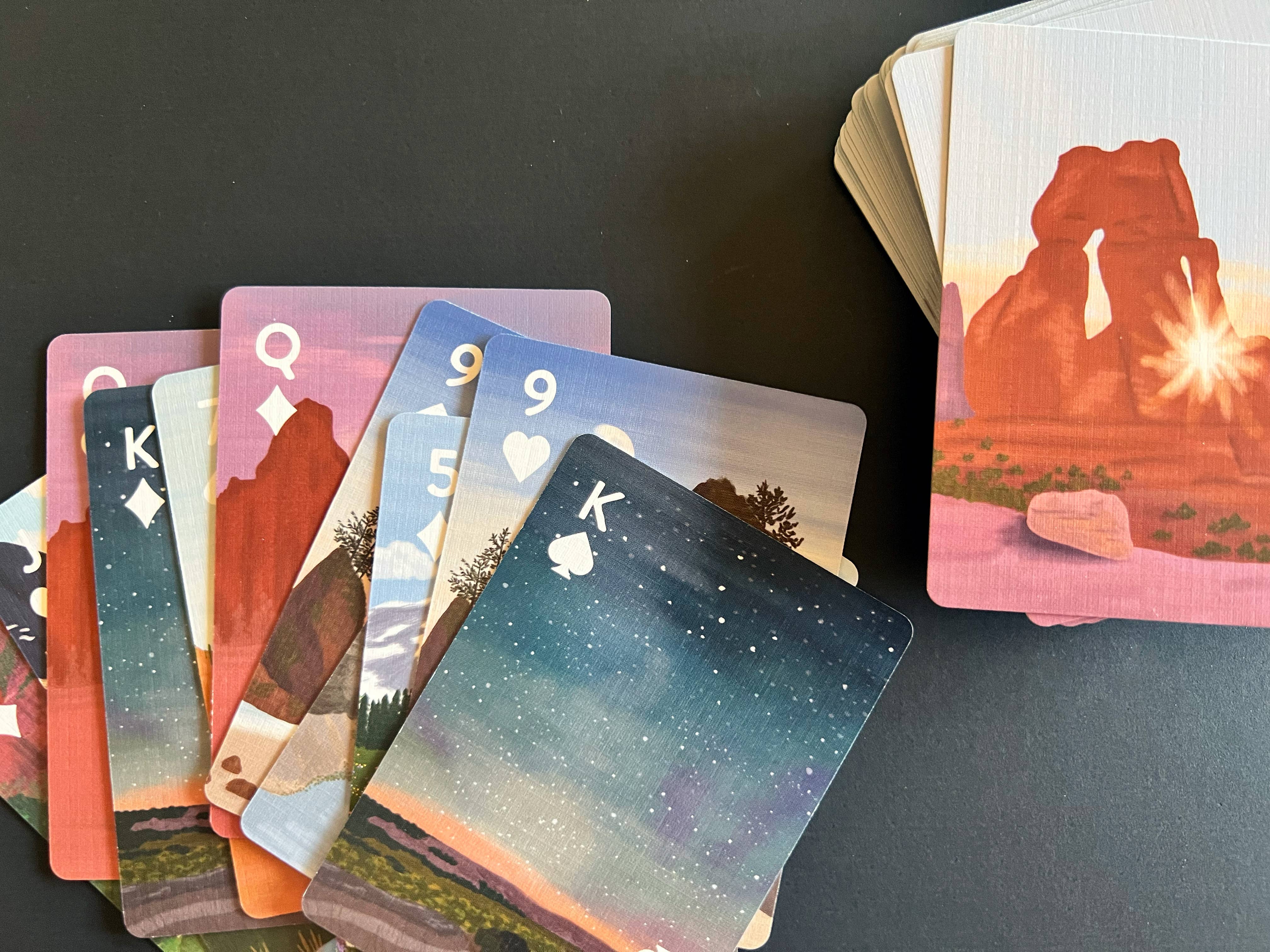 Slightly Stationery – wholesale Spelkort – Nationalparker Spelkort5