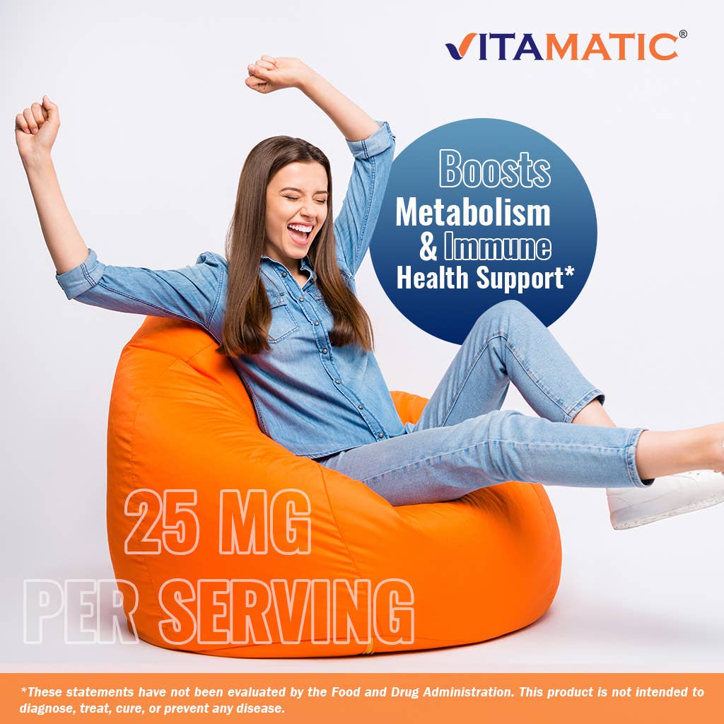 Vitamatic - Wholesale Oral Supplement/Vitamin - Vitamatic Vitamin B6 25mg | 250 Tablets6