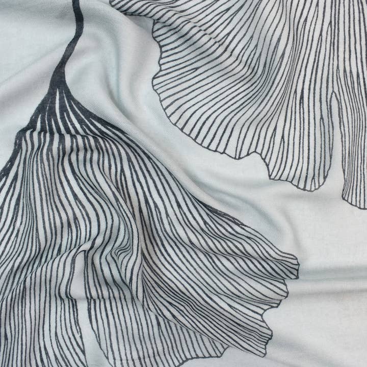 Dupatta Designs - Wholesale Scarf - Women's - Ginko Floral Scarf11