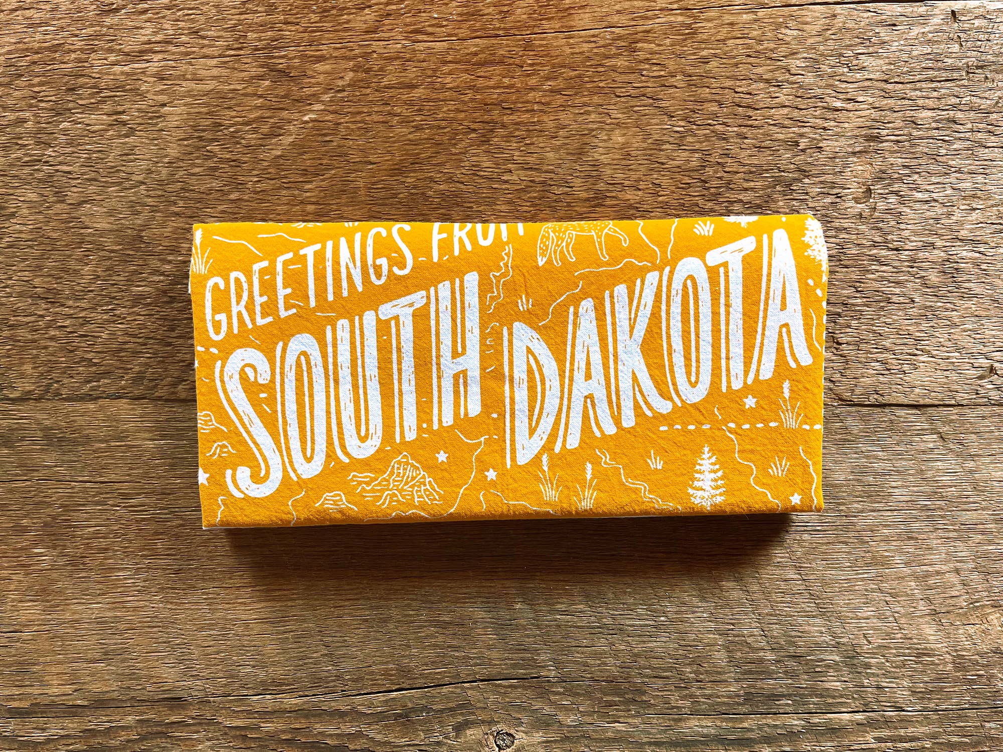 Noteworthy Paper & Press - Wholesale Tea Towel - South Dakota Tea Towel4