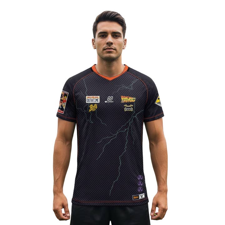 Camiseta de Fútbol Cultura Pop 'HEY MCFLY 85' para venta al por mayor de COTTON DIVISION