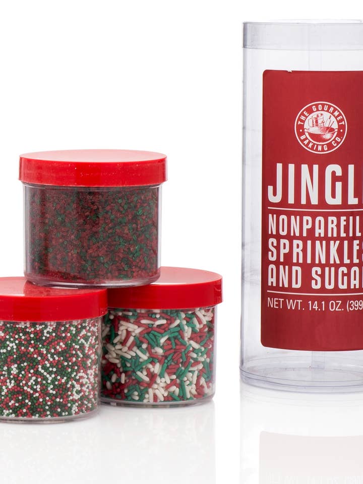 Jingle - Set di zucchero impilato, 3 pezzi, 14 oz per la vendita all'ingrosso da parte di Pepper Creek Farms