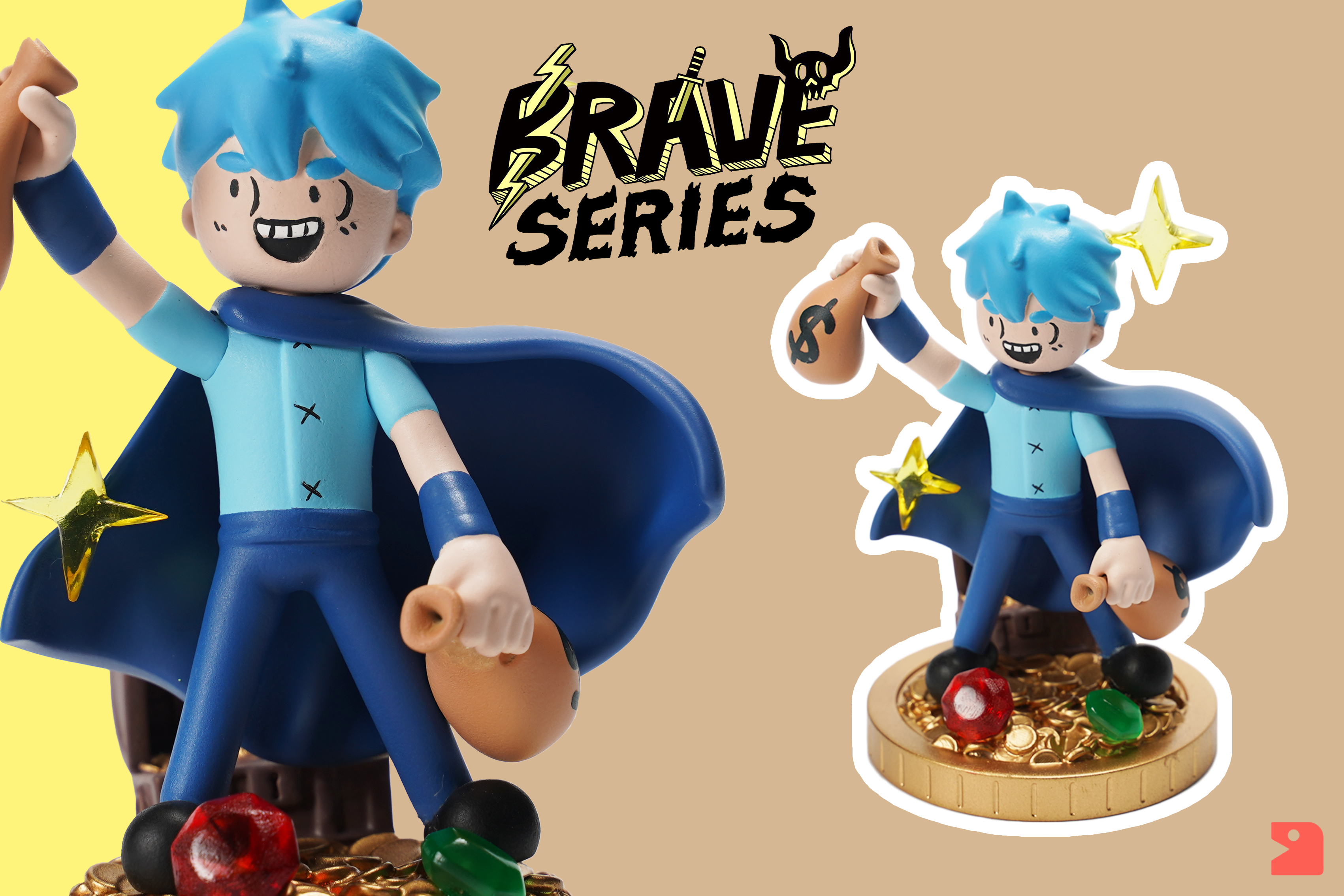 BCmini - Wholesale Decorative Figurine - 73090 Brave Series Blind Box-815