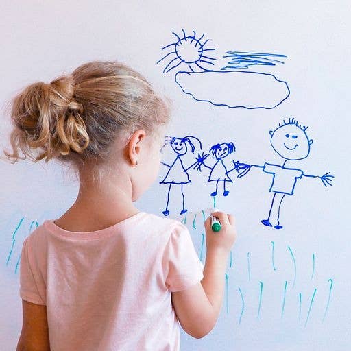 Dry Erase Peel and Stick Wallpaper, 28 sq. ft. for wholesale by Tempaper & Co ®